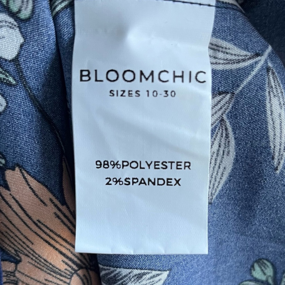 •BloomChic• NWT Floral Tunic Blouse/Mini Dress - Size 22-24 - Picture 7 of 10